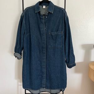 H&M Denim Shirt Dress